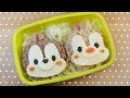 Disney Tsum Tsum Bento Box Tutorial - Chip and Dale version ツムツム弁当作ってみたよ チップとデール【ディズニー】