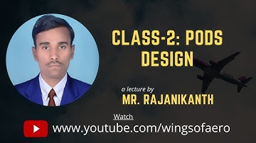 Class-2 Pods design | NASA Open VSP | Part - 22 | Mr. Rajanikanth