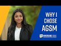 Why i chose agsm  ucr school of business