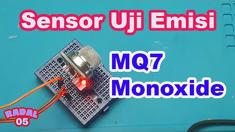 arduino project Sensor MQ7 Monoxide Attiny85 Digispark Test Asap Kendaraan