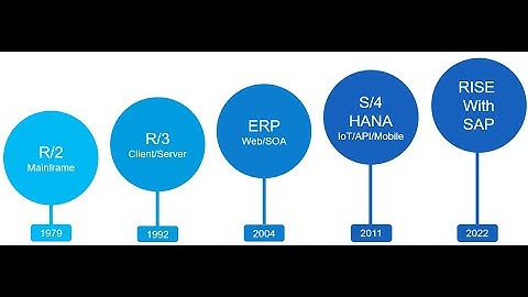 The Evolution of SAP ERP: From R/3 to S/4HANA to RISE with SAP