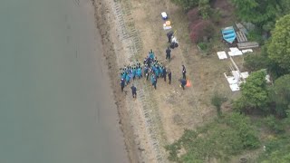 スーツケースに遺体   滋賀の琵琶湖岸