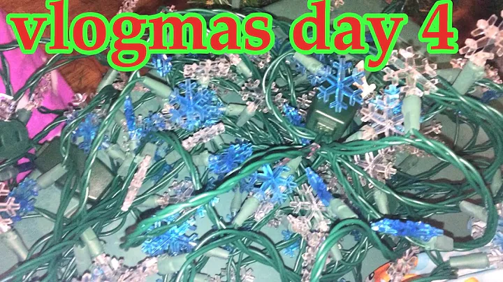 At Least The Christmas Tree Is Up!!  Vlogmas Day4 ...