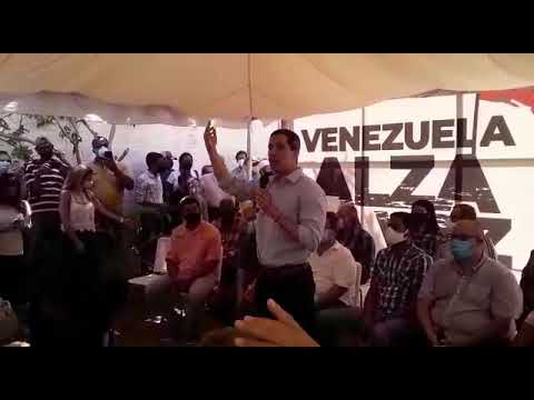 Juan Guaidó en La Guaira