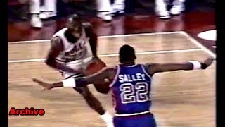 Michael Jordan Sick 3-Point Play on John Salley! MJ OMG Moment!