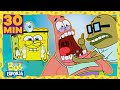 30 MINUTOS dos melhores momentos médicos da Fenda do Biquíni | Nickelodeon |Bob Esponja em Português