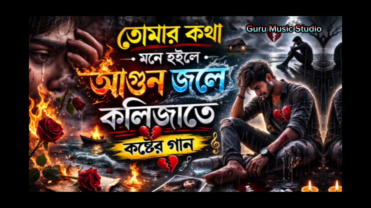 তোমার কথা মনে হইলে আগুন জলে কলিজাতে😭বাংলা কষ্টের গান | Tomar kotha mone hoile | bangla Sad Song