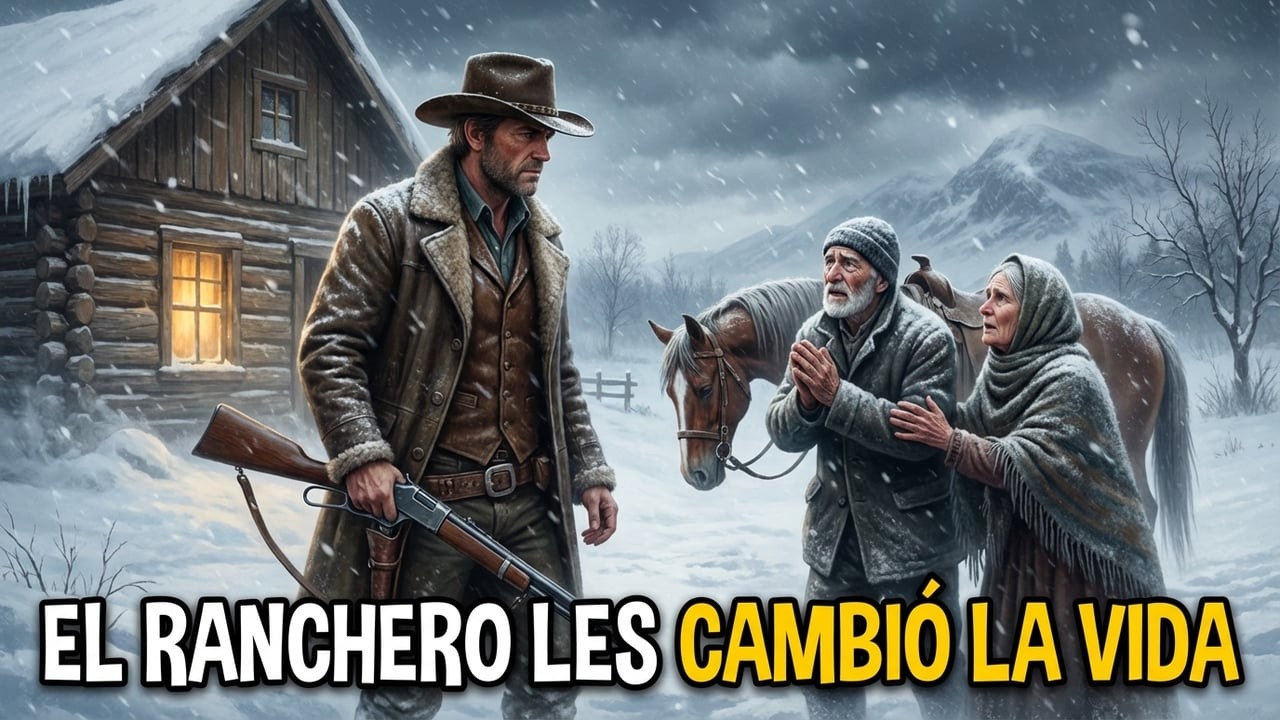 Dos ANCIANOS golpearon su puerta en mitad de la tormenta: EL RANCHERO LES CAMBIO LA VIDA.
