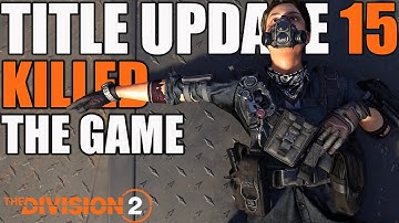 The Division 2 TITLE UPDATE 15 IS BROKEN! Countdown Bug + Expertise SYSTEM BUG - NEW SEASON 9 FARM