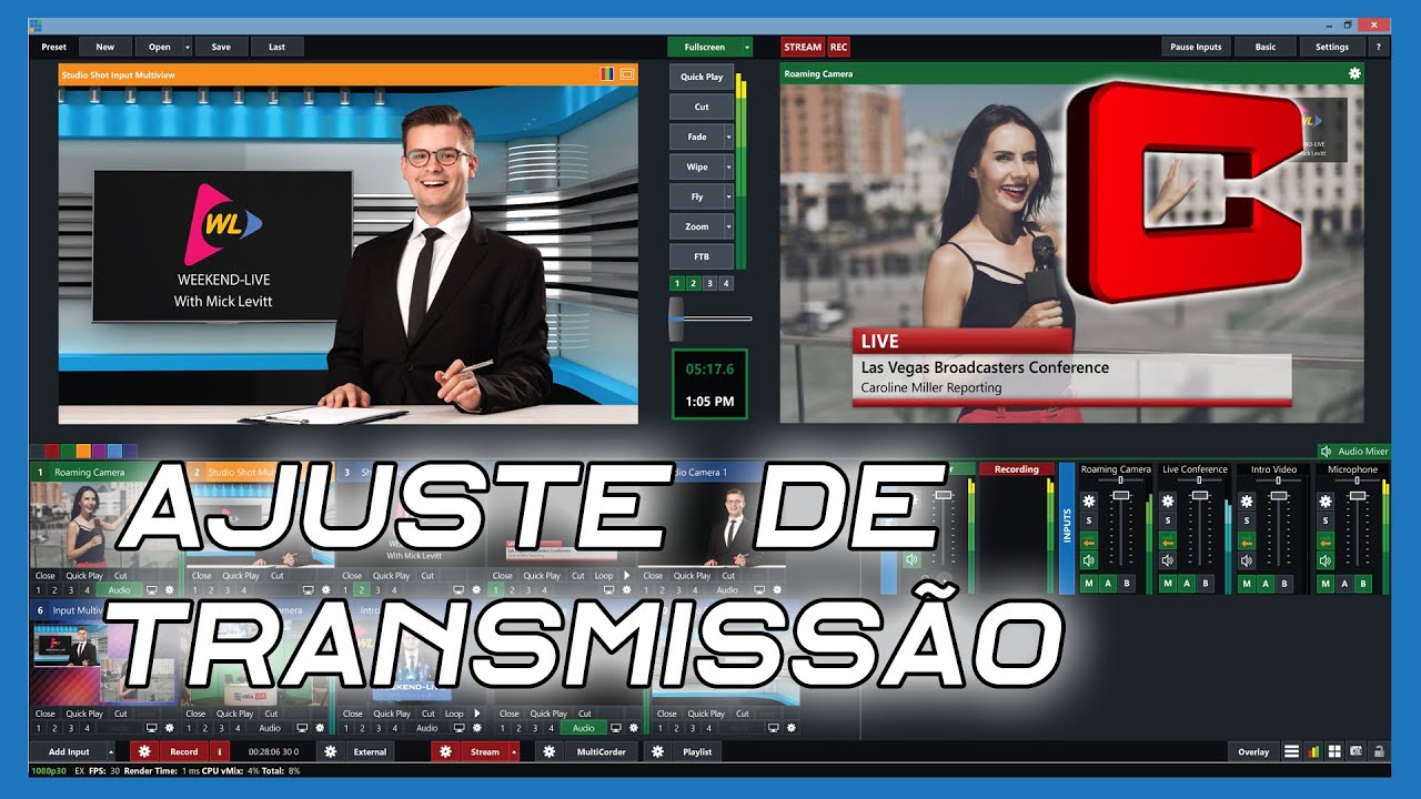 Como criar um set virtual no vmix 2 Como criar um set virtual no vmix 2