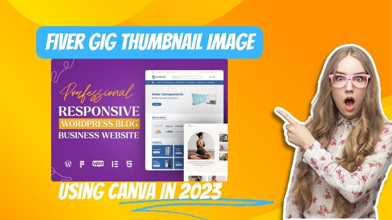 How To Make Professional Fiverr Gig Thumbnail Image Using Canva in 2023 ...