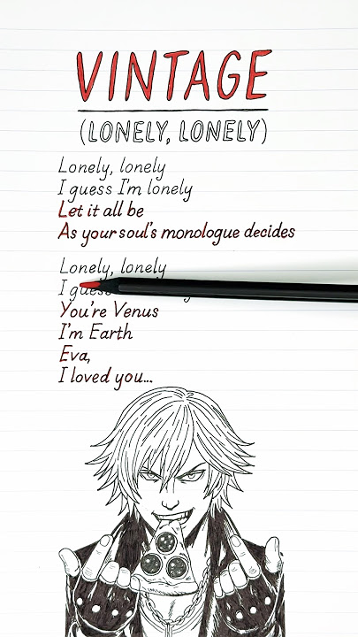 🔥🕺 Lonely Lonely – Vintage (Lyrics   English Translation) 🍕 Dante Dance | TikTok Viral