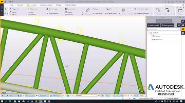 Hướng dẫn sử dụng Tekla | Model | Bài 48: Project 01- Chia cắt thanh cánh trên và cánh dưới