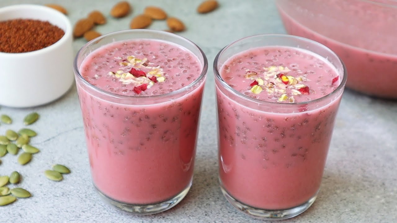 నీరసాన్ని తగ్గించే రాగి పిండి డ్రింక్👉ఒక్క గ్లాస్ తో ఎన్నోప్రయోజనాలు😋Ragi Flour Drink | Summer Drink