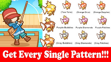 How To Get All The Patterns In Magikarp Jump !!!