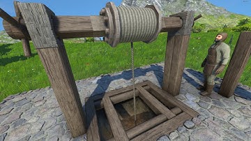 Medieval Engineers | Mod | Water Generating Well / Water Bucket #2