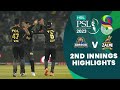 2nd Innings Highlights | Karachi Kings vs Peshawar Zalmi | Match 2 | HBL PSL 8 | MI2T