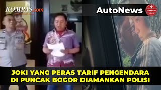 Video Mobil Lewat Jalur Alternatif Puncak, Diperas Joki Rp 850.000
