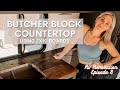 Replacing RV countertops with solid wood  // RV Renovation Ep. 8