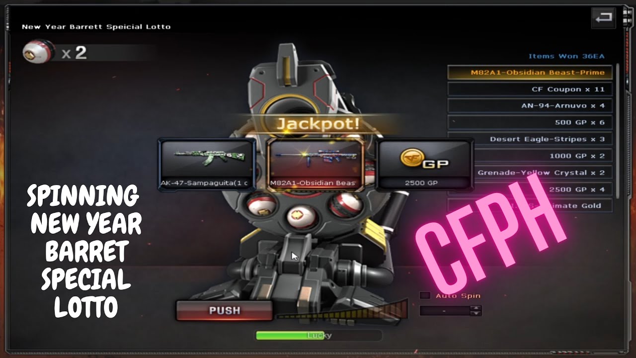 NEW YEAR BARRET SPECIAL LOTTO |CFPH|