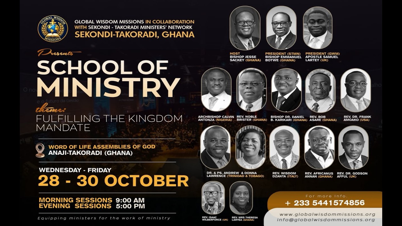 School of Ministry | Day 2 - Evening Service | Global Wisdom Missions ...