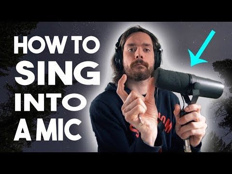 Video: How To Sing Into A Microphone