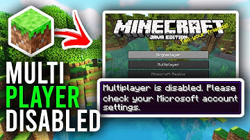 How To Fix Multiplayer Disabled In Minecraft Java - Full Guide