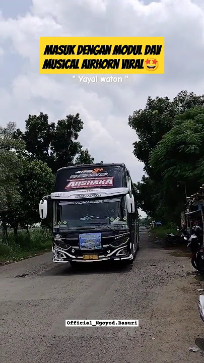 Modul Dav Bus Razieyan Wijaya 'Arshaka' #telolet #corongatas #basuriviral #busartis #fyp #shorts