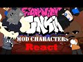 Friday Night Funkin Mod Characters Reacts || Gacha Club || FNF || Part 1