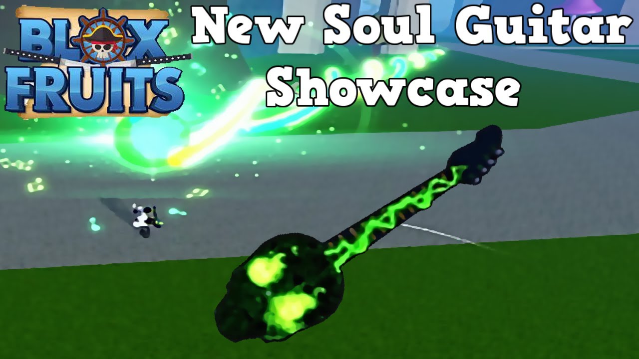 SHOWCASE DA SOUL GUITAR E COMO CONSEGUIR ELA NA NOVA UPDATE 17.3 DO BLOX  FRUITS * PUZZLE SOUL GUITAR 