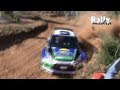 Latvala hits wall at shakedown WRC Rally Catalunya 2012