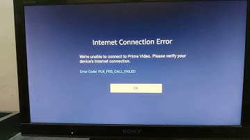 Resolve Fire TV stick (Amazon prime) PLR PRS CALL FAILED error easily
