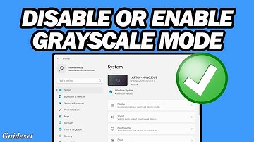 How to Disable or Enable Grayscale Mode in Windows 11 | Step by Step