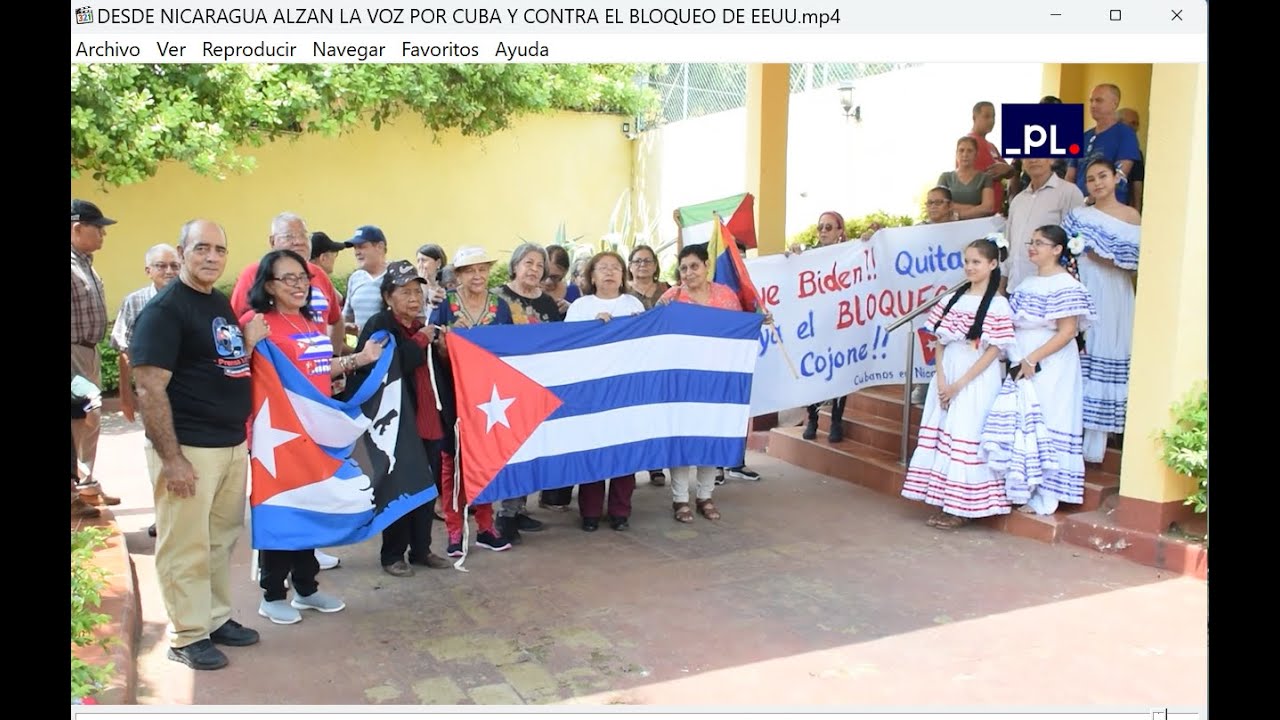 Desde Nicaragua alzan la voz por Cuba y contra el bloqueo de Estados ...