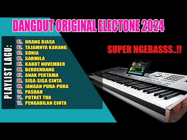 Dangdut orignial viral electone 2024 || orang biasa, tajamnya karang,sonia class=