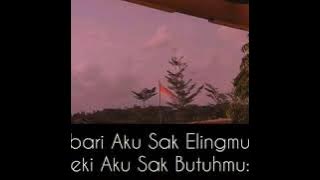 Kabari Aku Sak Elingmu Goleki Aku Sak Butuhmu