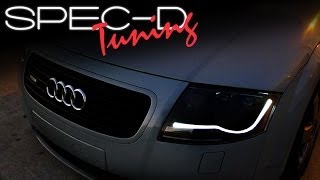 SPECDTUNING INSTALLATION VIDEO: 2000  2006 AUDI TT PROJECTOR HEADLIGHTS