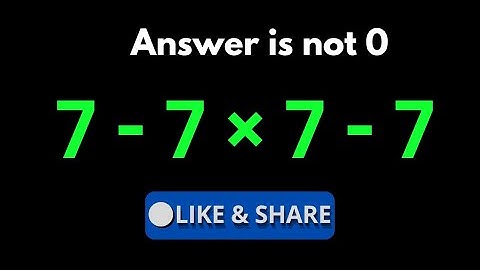 “This Math Question Tricked 99% of Students — Can You Solve It?”