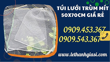 Bán túi lưới bọc trái cây 50x70cm giá sỉ rẻ TPHCM | Túi lưới trùm mít