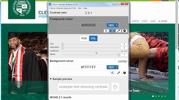 Colour Contrast Analyser - Version built with Electron