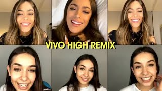 Tini y Maria Becerra | Vivo Instagram COMPLETO |  (Estreno High Remix)