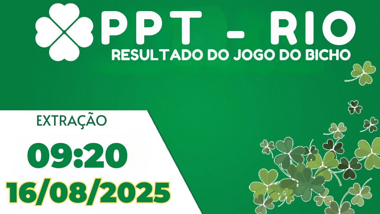 🍀 Resultado da PPT Rio 