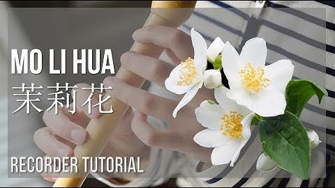 Thumbnail of How to play Mo Li Hua 茉莉花 by Chinese Folk on Recorder (Tutorial)