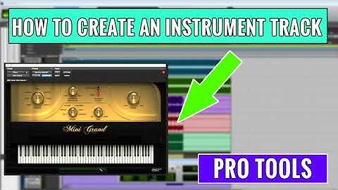 How To Create And Configure An Instrument Track In Pro Tools -- OBEDIA.com Pro Tools Training