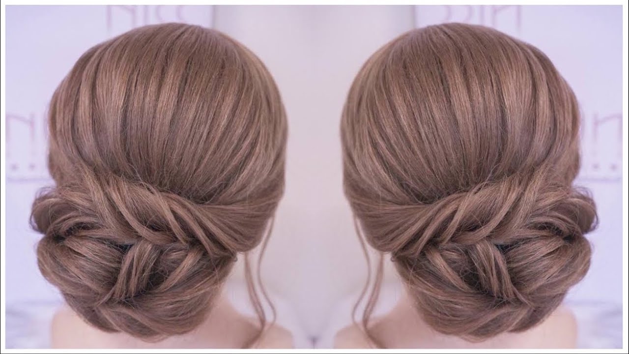 Elegant Updo Hairstyle For Wedding Party