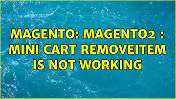Magento: Magento2 : Mini cart removeItem is not working