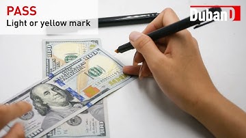 Portable Money Checker Pen, Compact Water-Based Detector Marker, Quick Currency Verification.