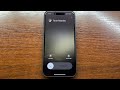 iPhone 15 Pro Max Titanium Black Incoming Call in Apple FineWoven Case Black (Reflection Ringtone)