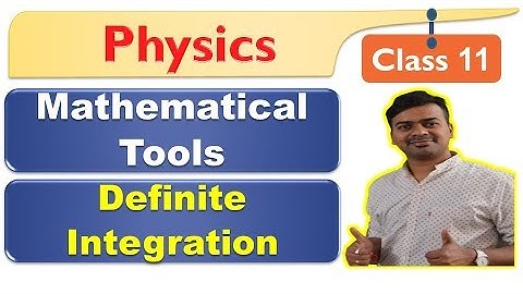 Mathematical tools || lecture 7 || Definite Integration || J P Chauhan [Integration]