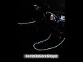 Car ambient lighting kit  installation steps